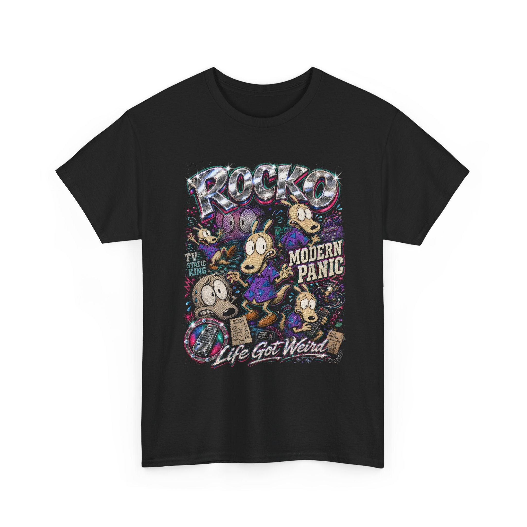 Rocko's Modern Life Tee | Modern Panic 90s Cartoon Graphic Shirt