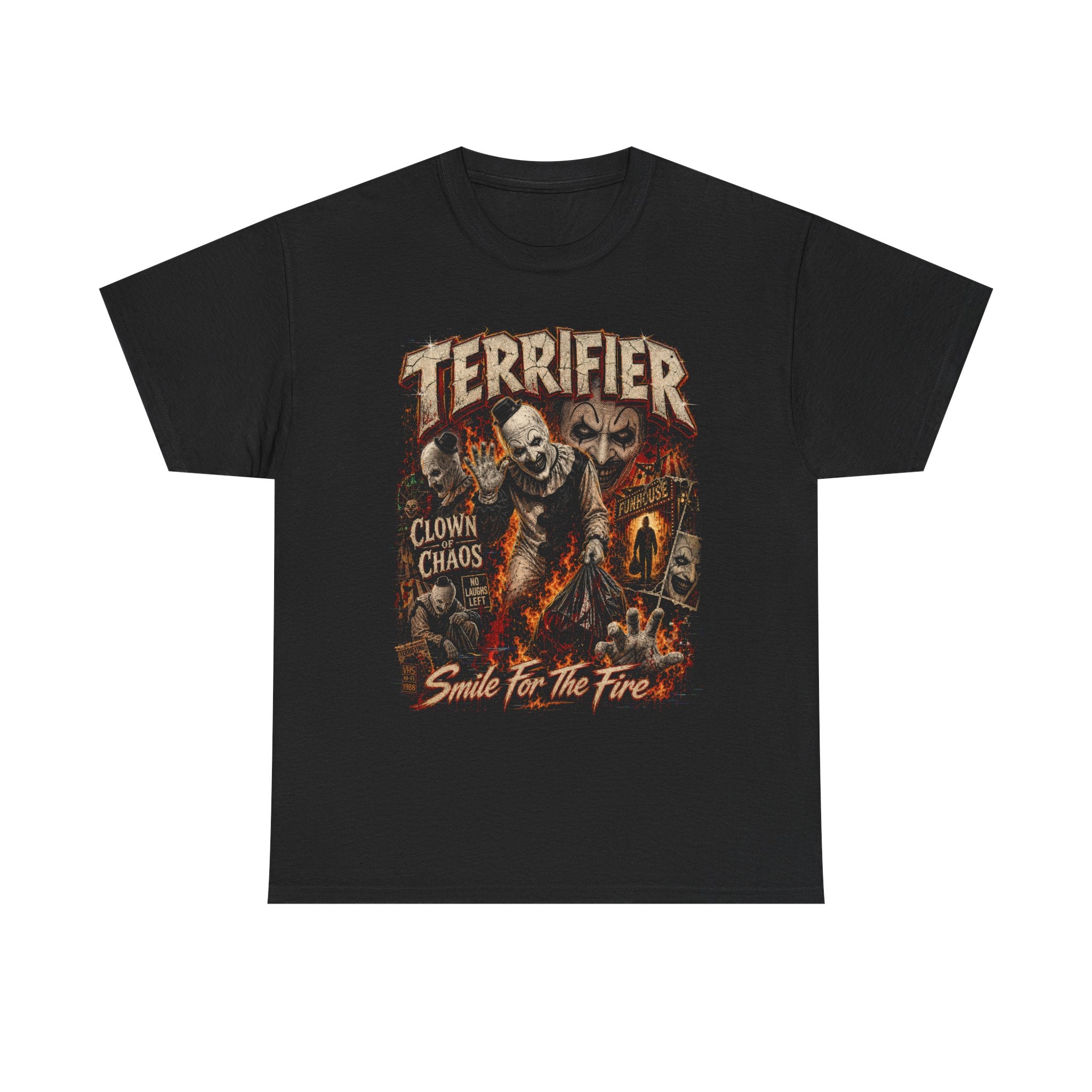 Terrifier Art the Clown Tee, Horror Movie Bootleg T-shirt