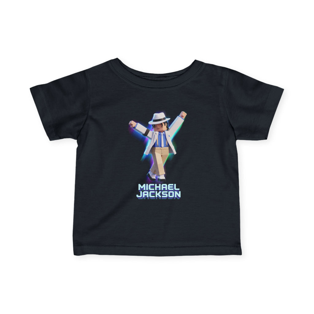 Michael Jackson Toddler Pixel Art Tee | King of Pop Music Icon Shirt