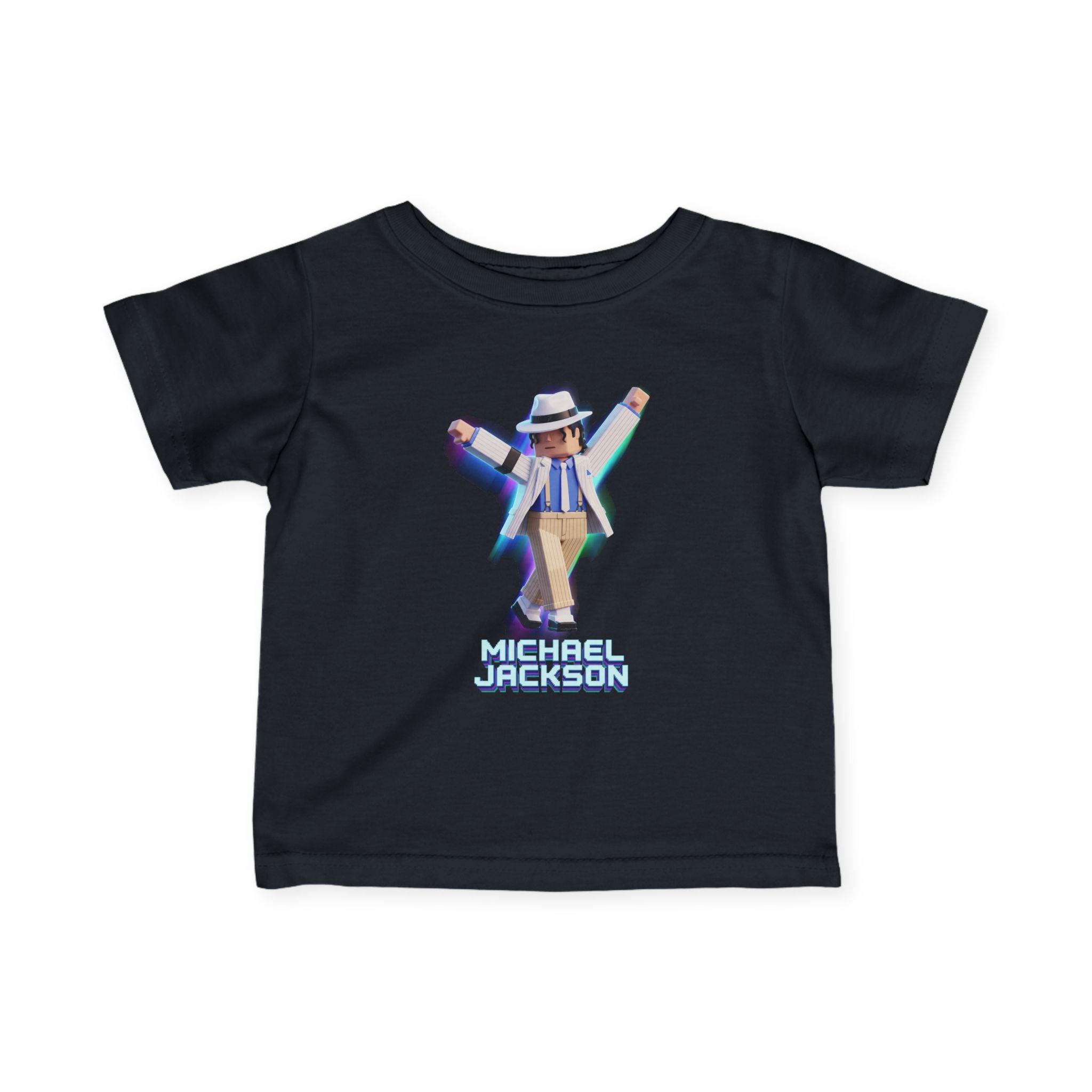 Michael Jackson Toddler Pixel Art Tee | King of Pop Music Icon Shirt