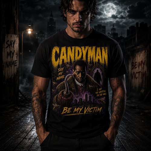 Candyman Horror Graphic Tee | Vintage Cult Classic Slasher Shirt