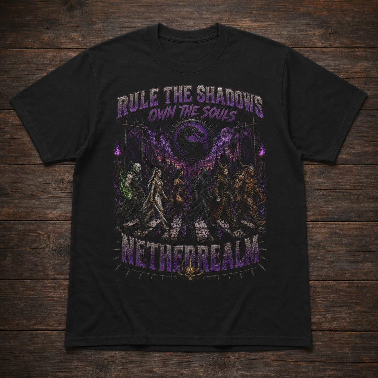 Mortal Kombat Netherrealm Abbey Road Tee
