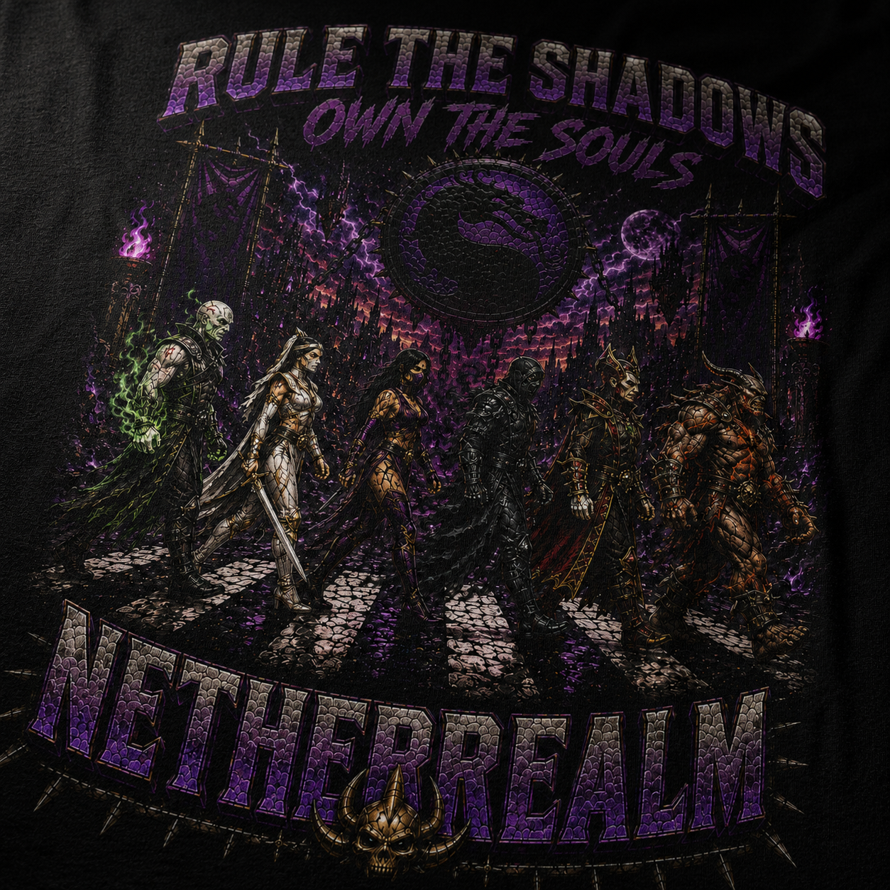 Mortal Kombat Netherrealm Abbey Road Tee