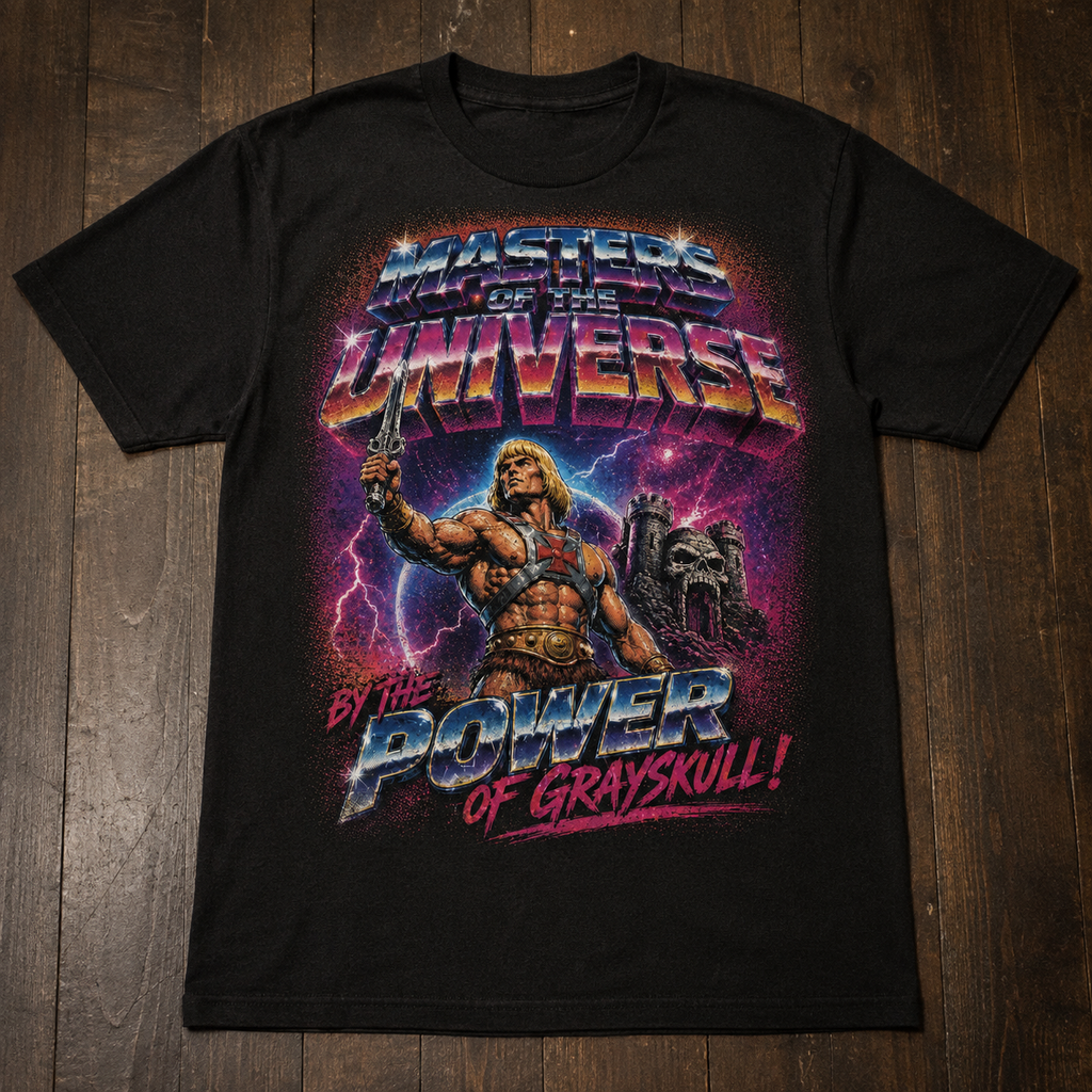 He-Man Masters of the Universe Tee | Vintage Bootleg 80s Cartoon Unisex Shirt