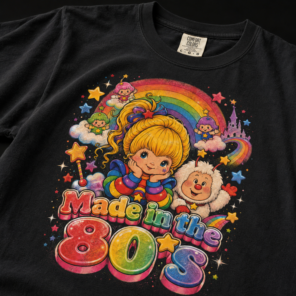 Rainbow Brite Made in the 80s T-Shirt | Retro Cartoon Tee