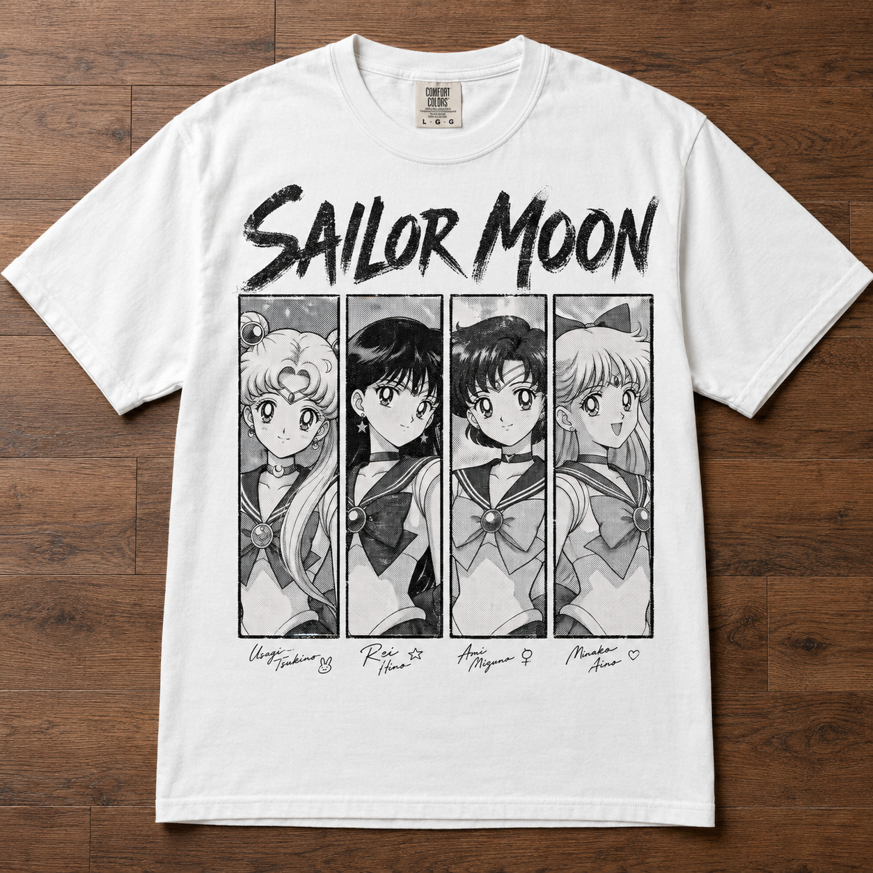 Sailor Moon Anime Tee | Retro 90s Manga Characters Shirt