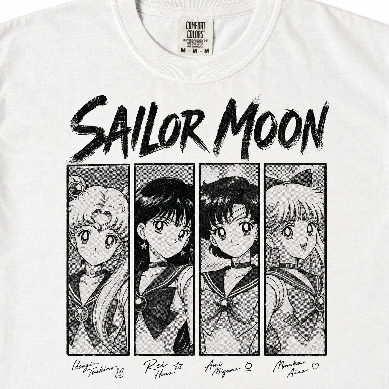 Sailor Moon Anime Tee | Retro 90s Manga Characters Shirt