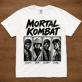 Mortal Kombat Characters Tee | Retro Gaming Halftone Art Unisex Shirt