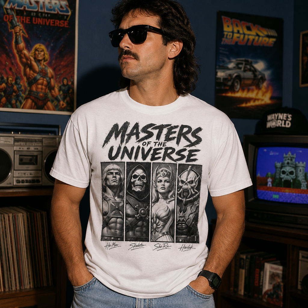 Masters of the Universe T-Shirt | Retro He-Man Skeletor Tee