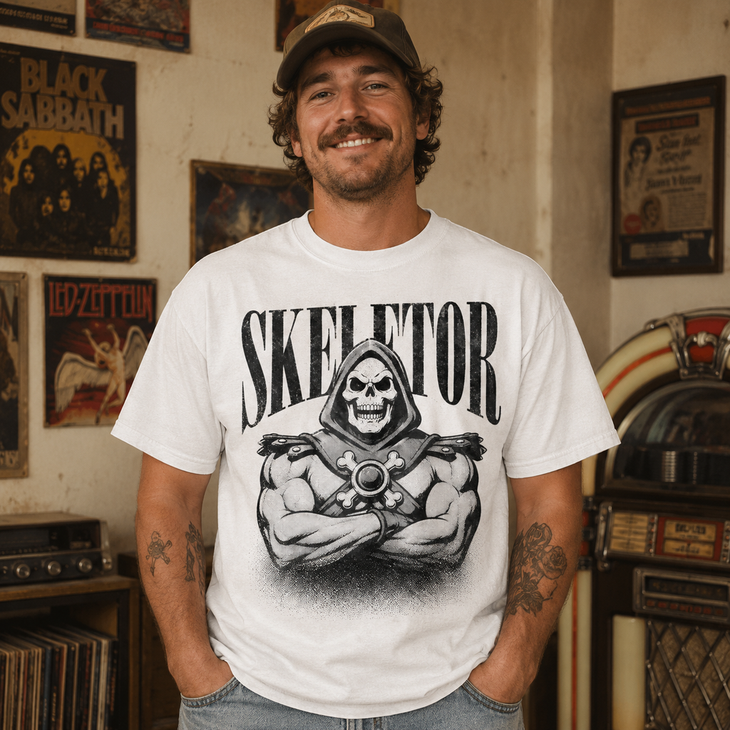 Skeletor T-Shirt | Vintage Bootleg Masters of the Universe Tee