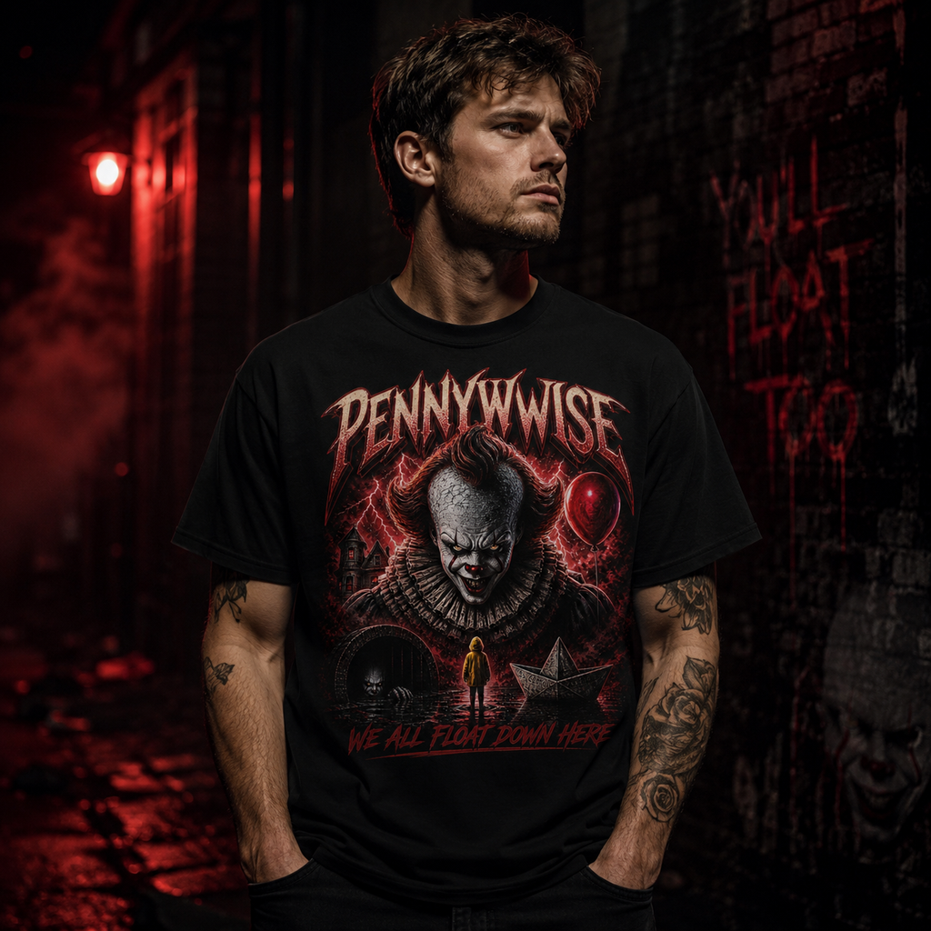 Pennywise Horror Clown T-Shirt | IT Movie Graphic Tee