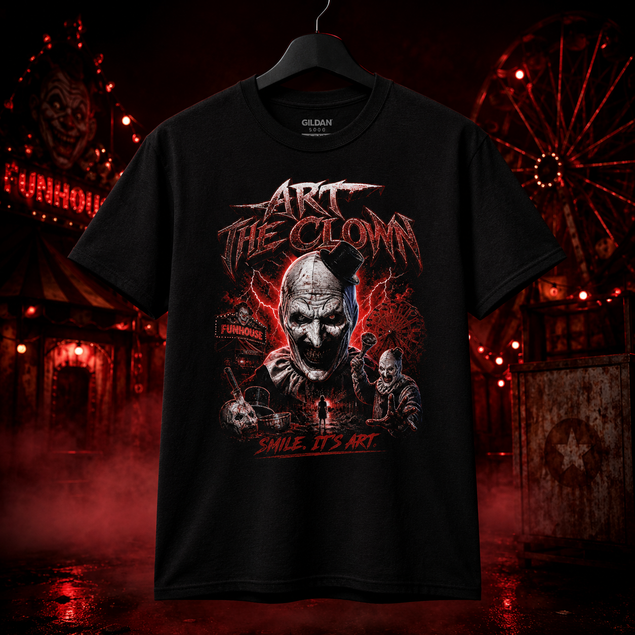 Art the Clown Horror Graphic Tee