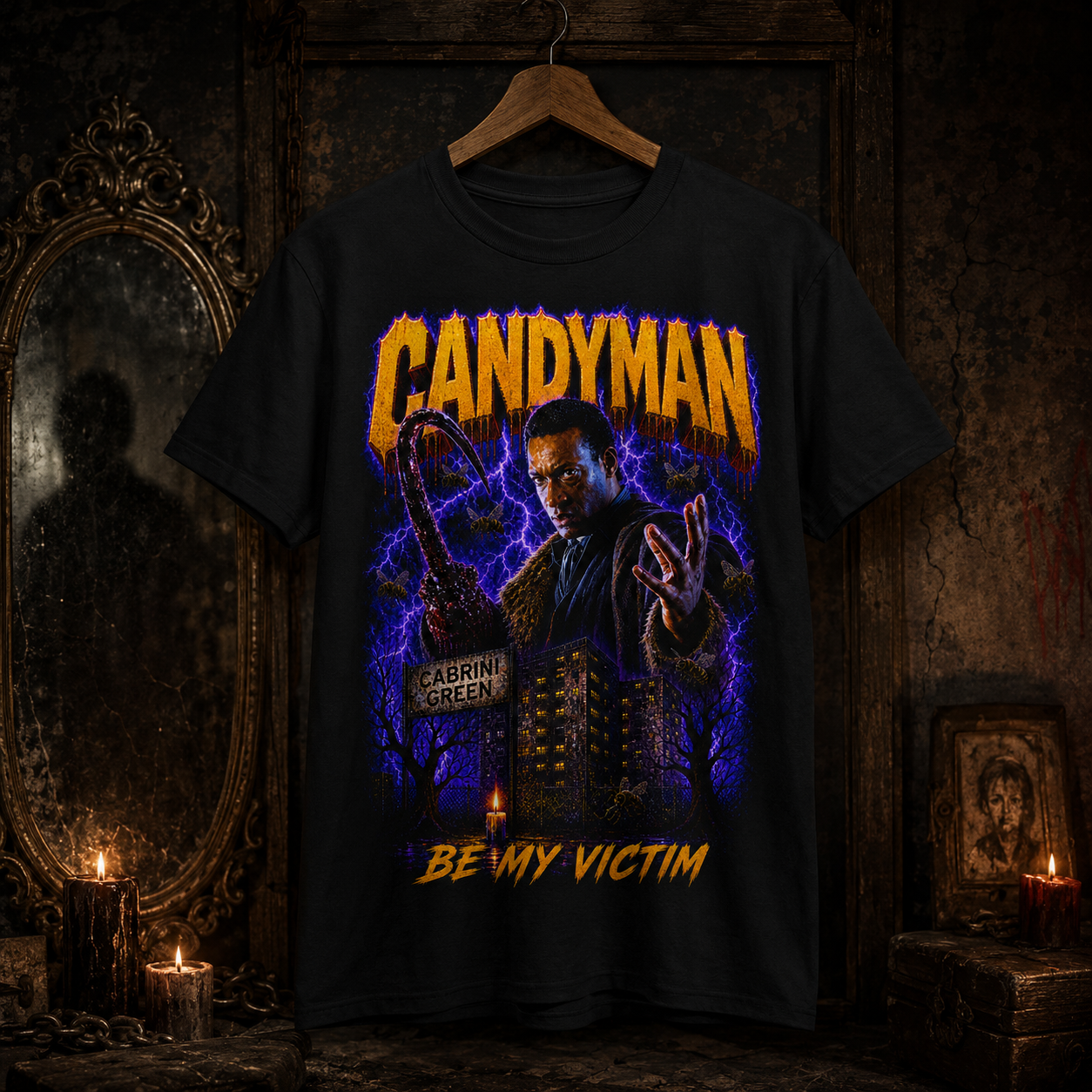 Hook-Handed Horror Legend Tee | Vintage Slasher Movie Graphic T-Shirt