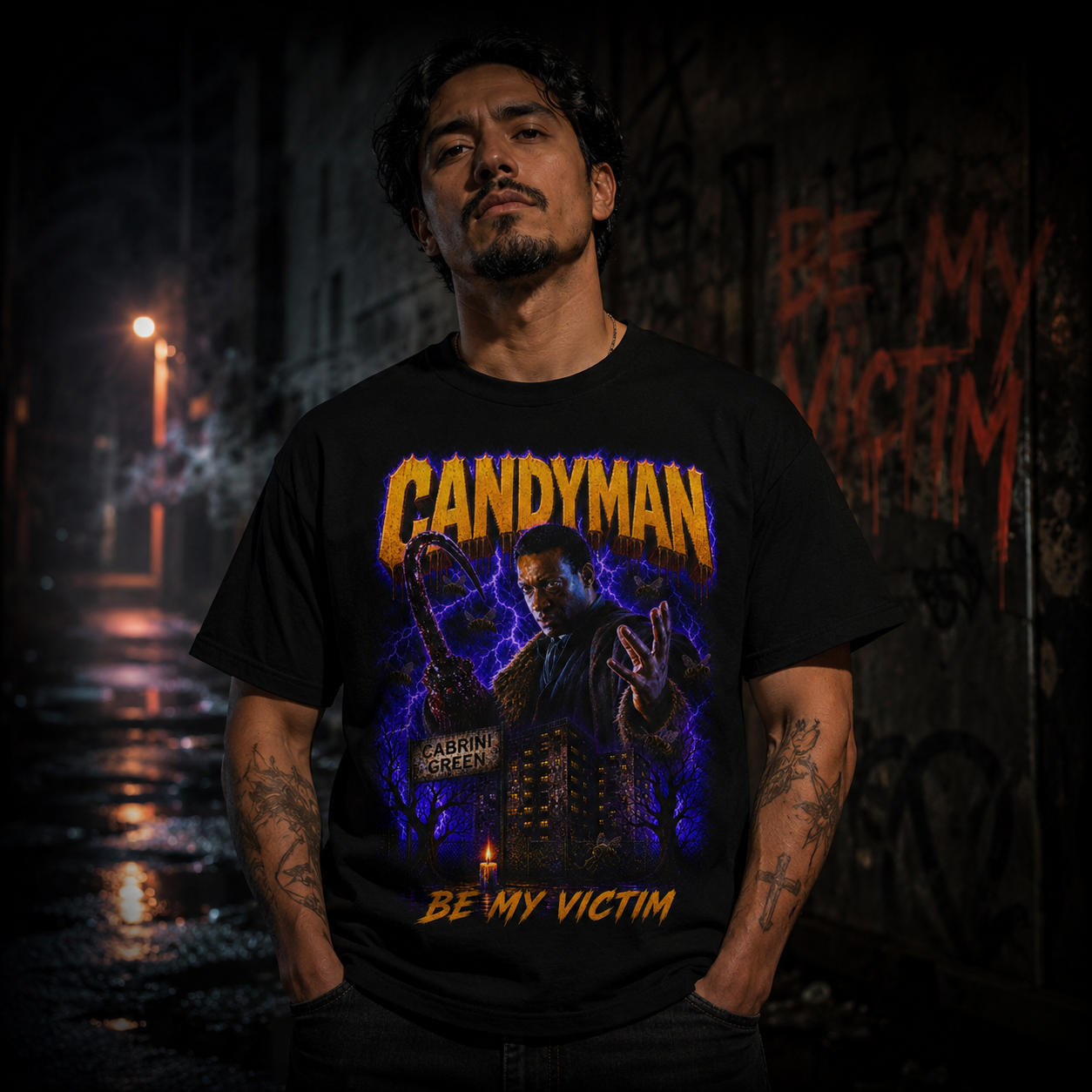 Hook-Handed Horror Legend Tee | Vintage Slasher Movie Graphic T-Shirt