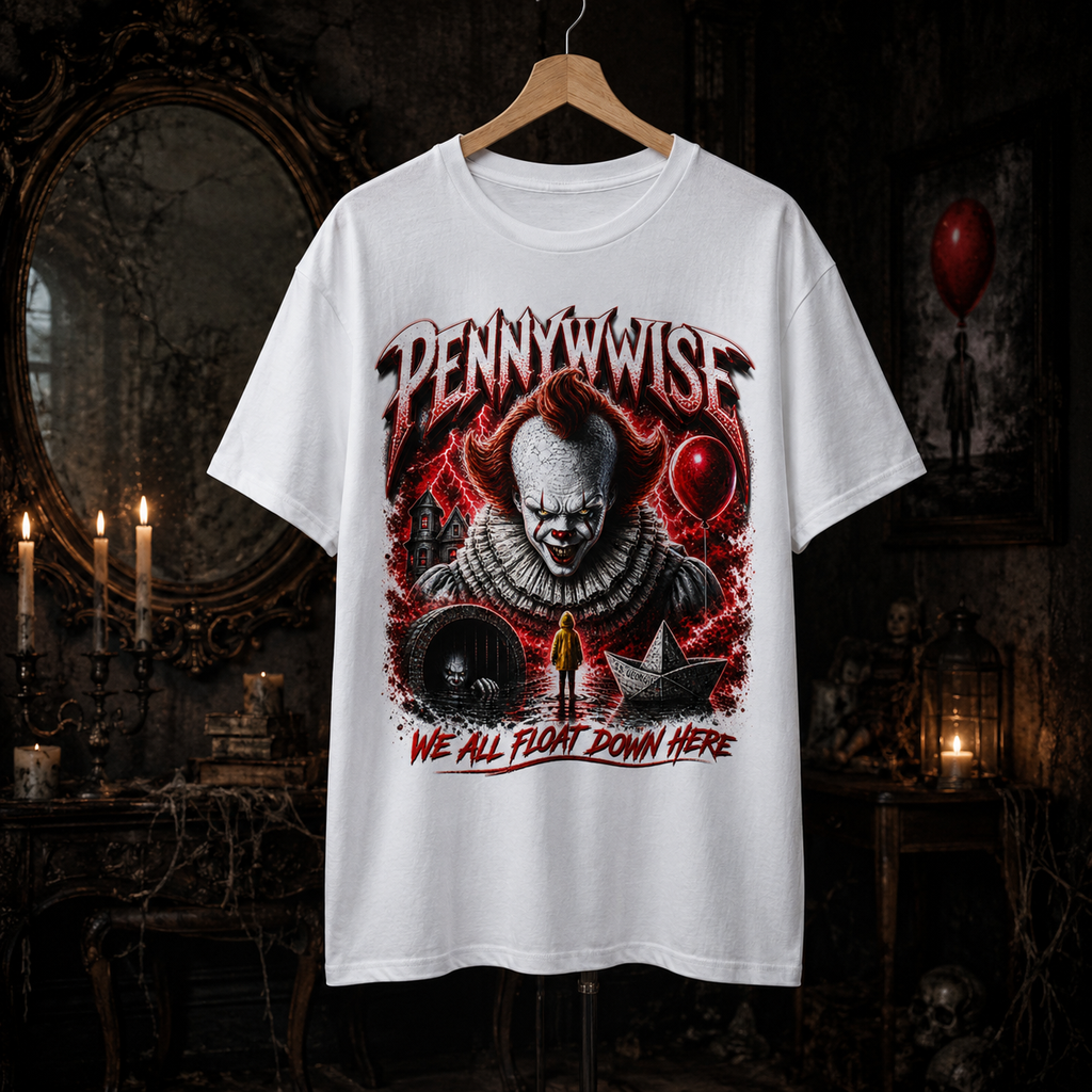 Pennywise Horror Clown T-Shirt | IT Movie Graphic Tee