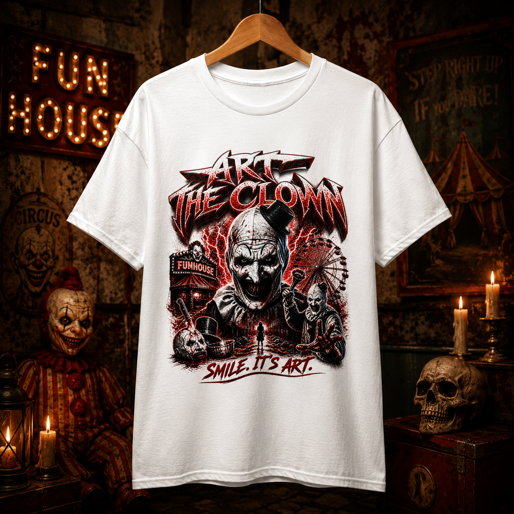 Art the Clown Horror Graphic Tee