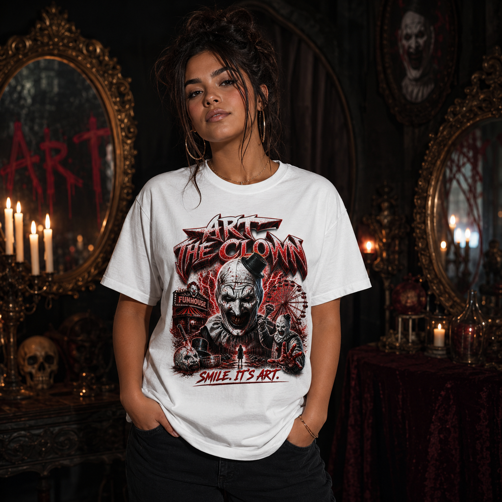 Art the Clown Horror Graphic Tee