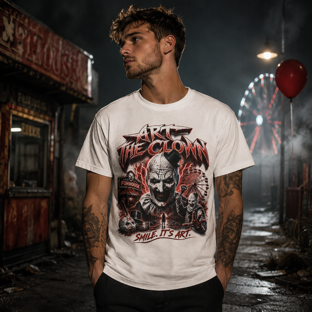 Art the Clown Horror Graphic Tee