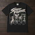 Street Fighter Characters Tee | Halftone Gaming Retro Unisex Shirt