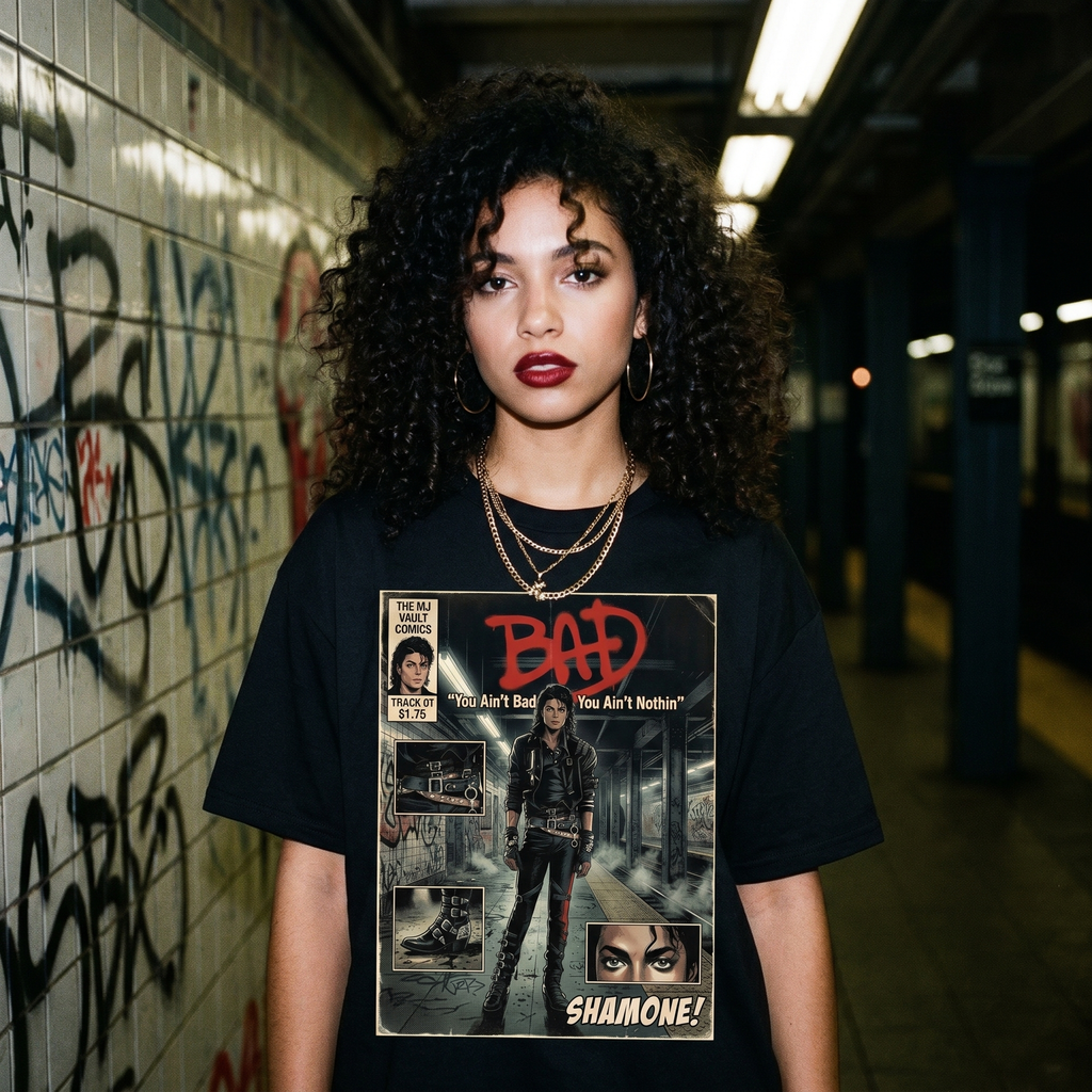 Michael Jackson Bad Comic Tee