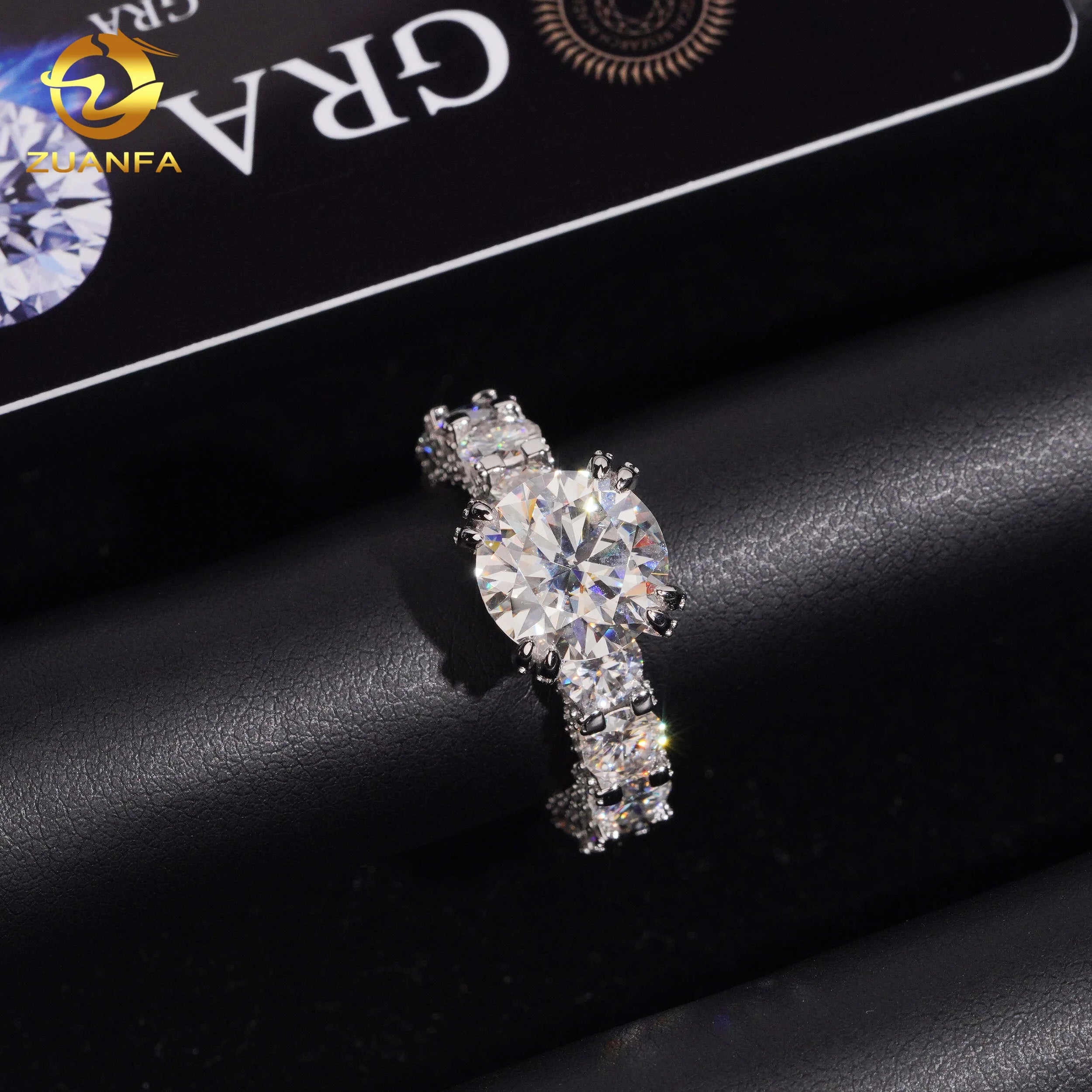 Full Eternity | Moissanite Eternity Ring | Ships from USA Warehouse