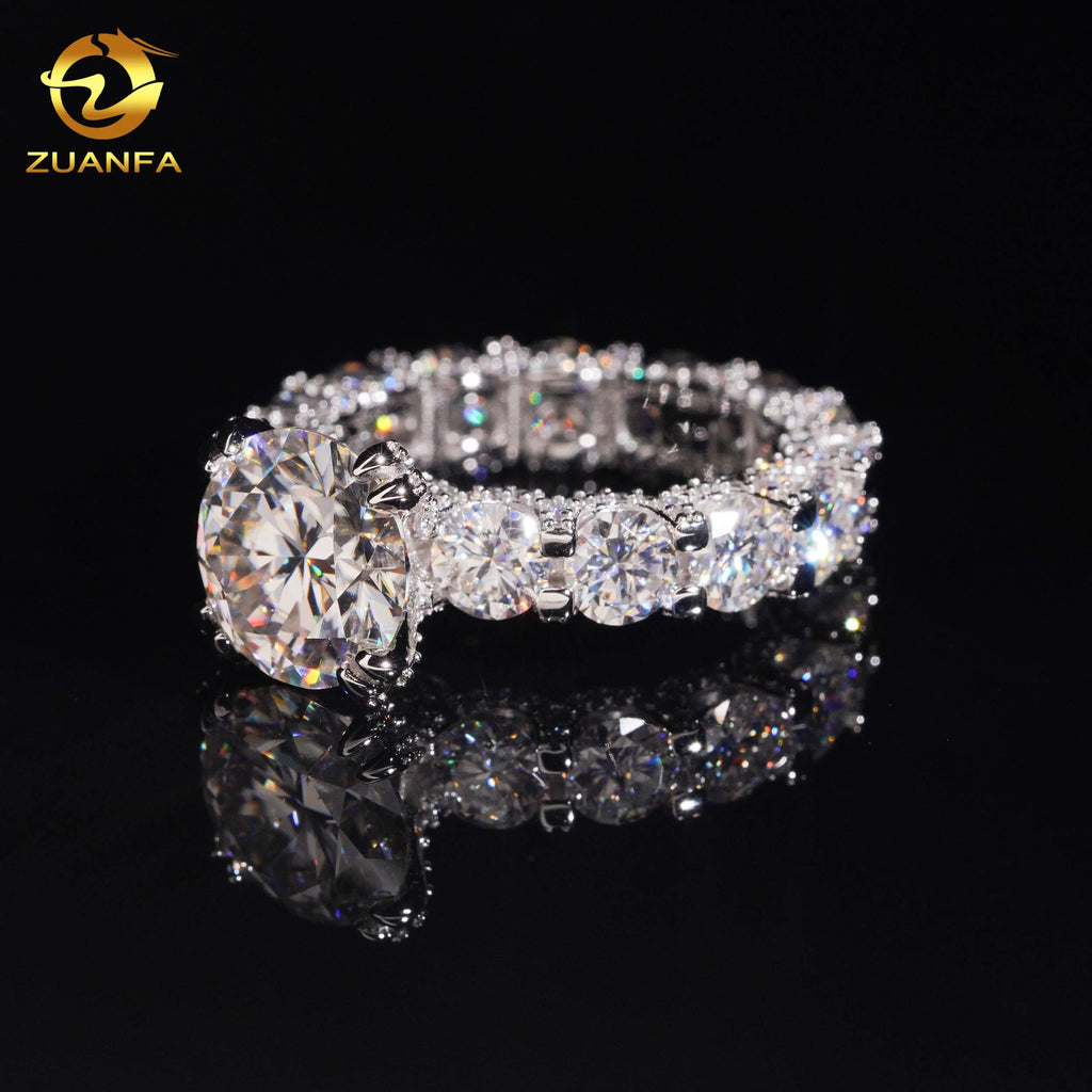 Full Eternity | Moissanite Eternity Ring | Ships from USA Warehouse