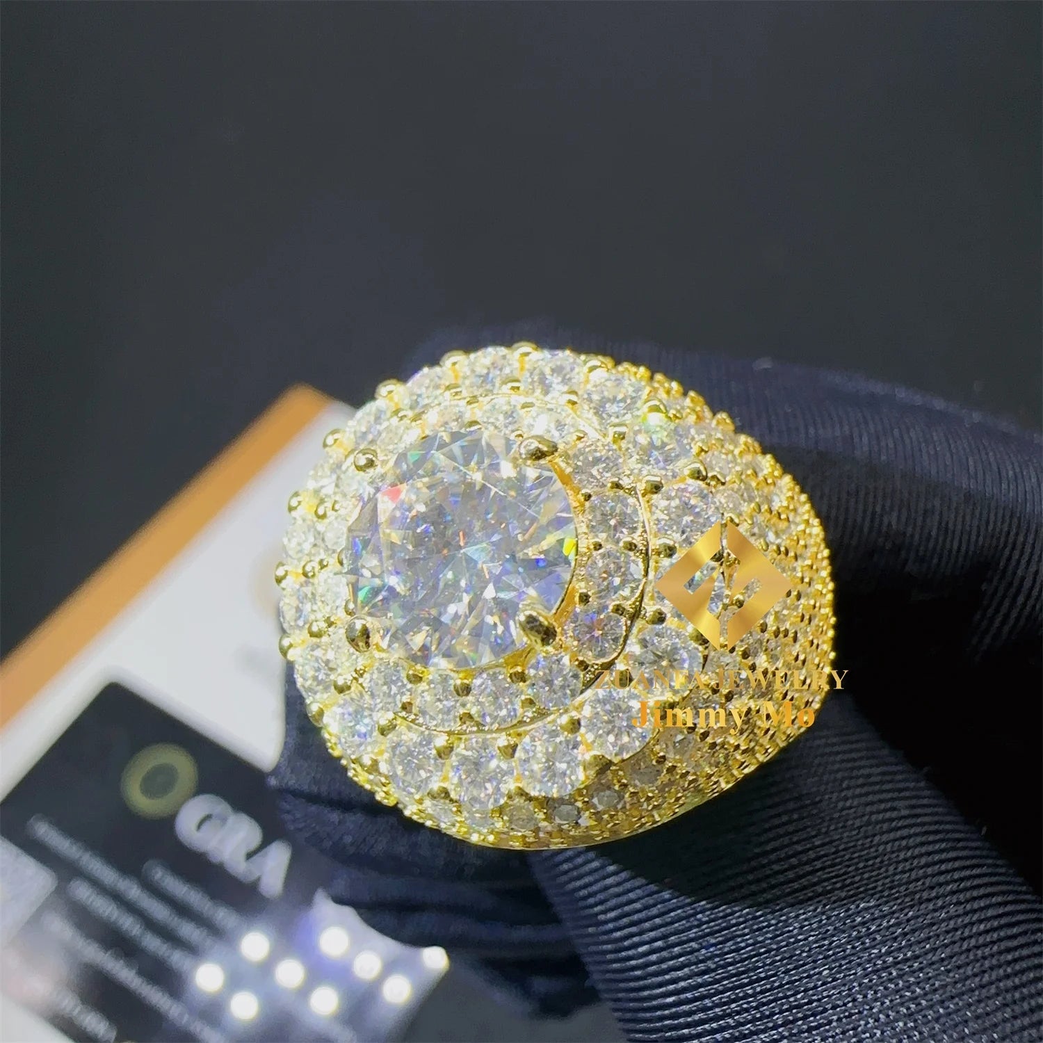 The Certificate | GRA Certified Moissanite Ring | Solid 925 Silver