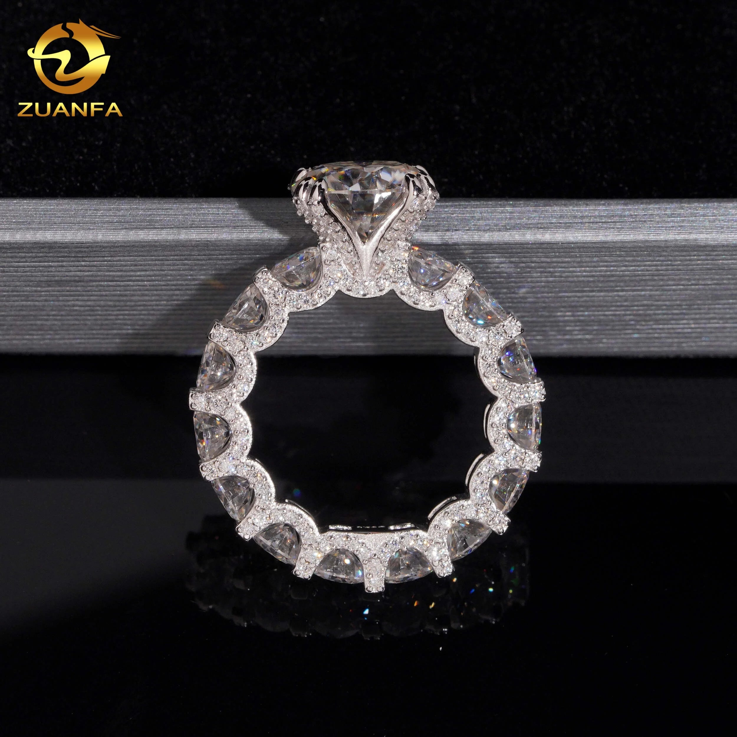 Full Eternity | Moissanite Eternity Ring | Ships from USA Warehouse