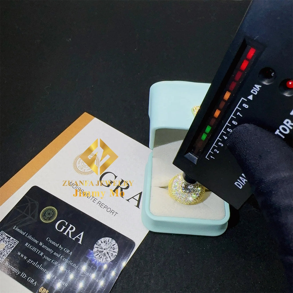 The Certificate | GRA Certified Moissanite Ring | Solid 925 Silver