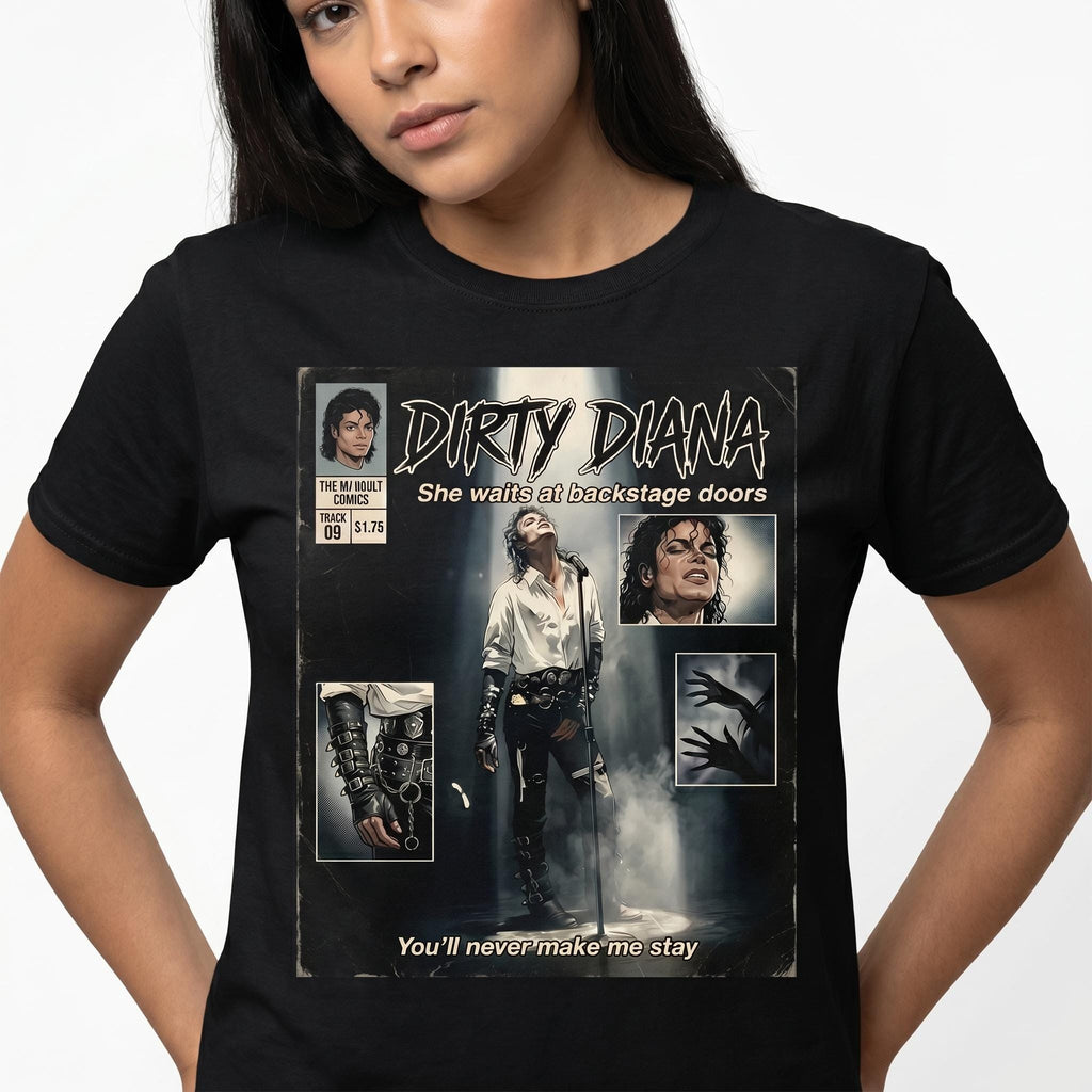 Michael Jackson Dirty Diana T-Shirt - Model