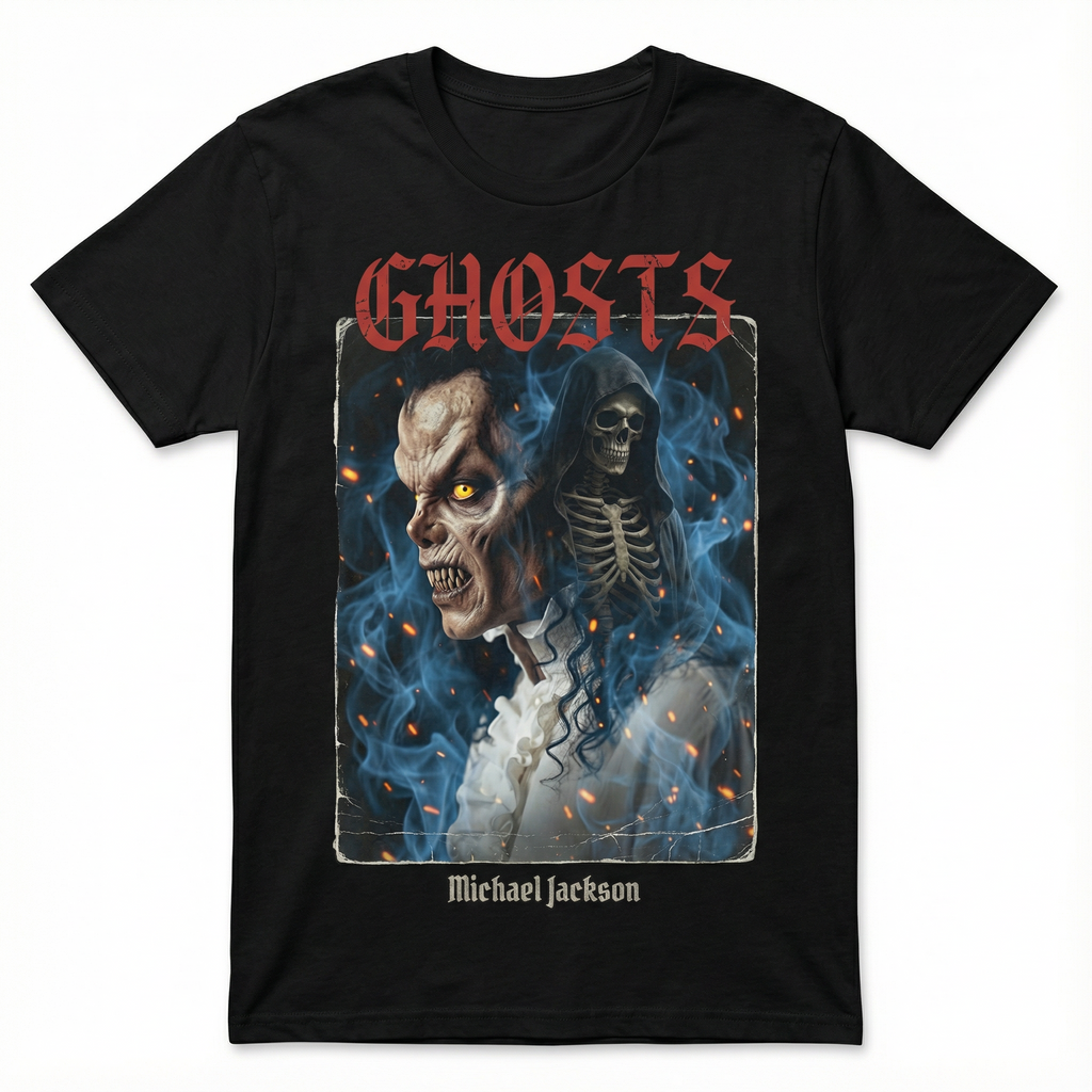 Ghosts Maestro Graphic Tee | MJ 1997 Horror Short Film Tribute