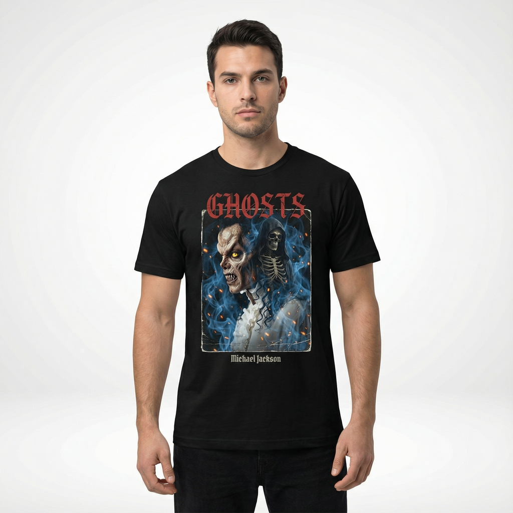 Ghosts Maestro Graphic Tee | MJ 1997 Horror Short Film Tribute