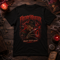 Freddy Krueger Nightmare halftone villain tee lifestyle
