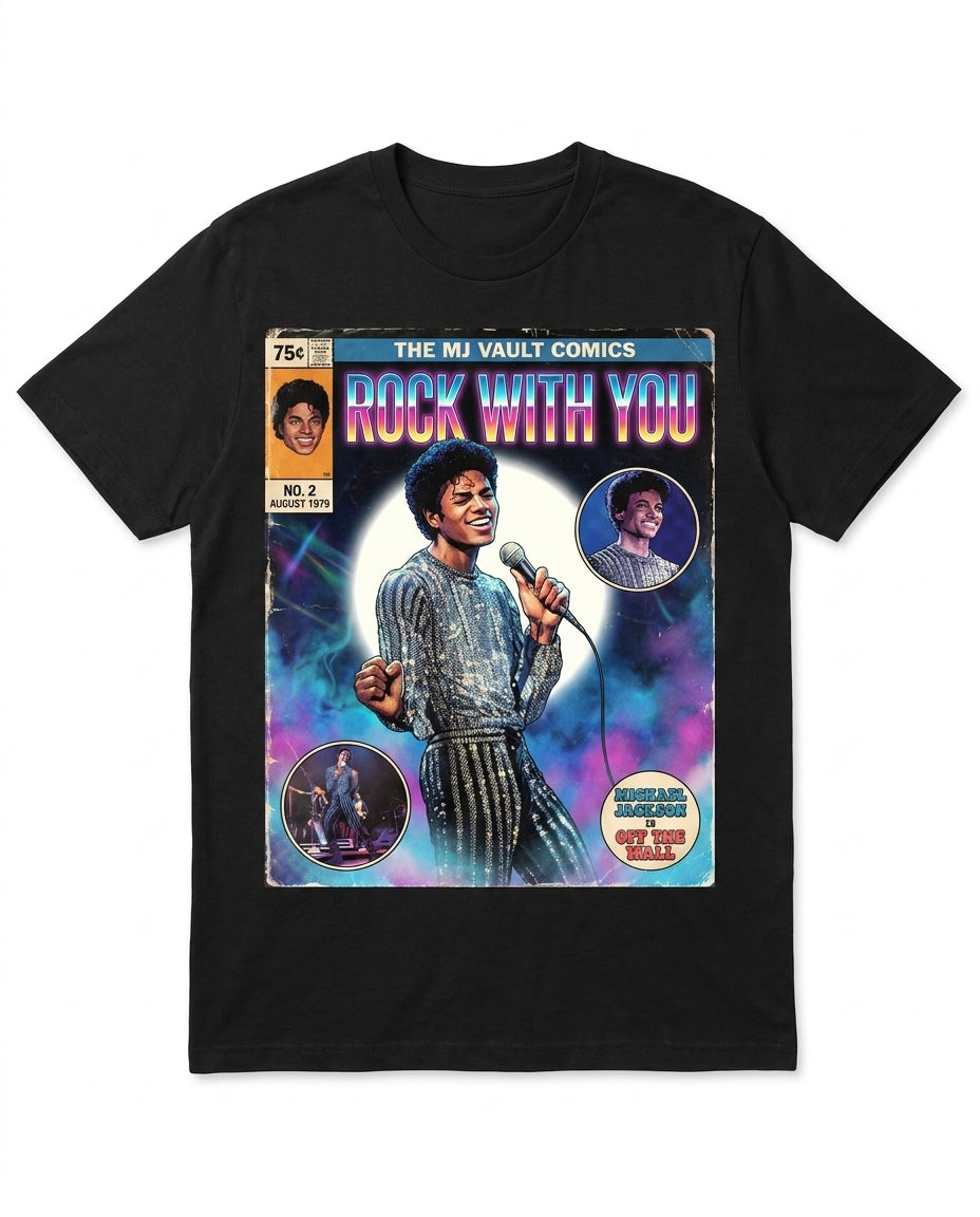 MJ Off The Wall Rock with You Tee - flat lay
