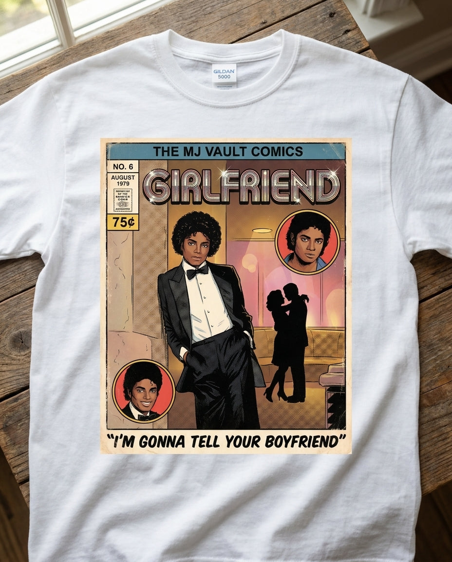 MJ Off The Wall Girlfriend Tee - close-up