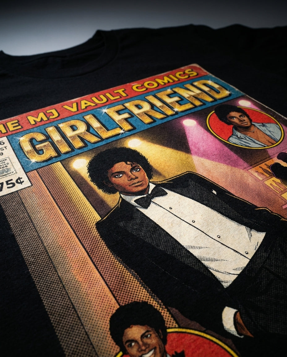 MJ Off The Wall Girlfriend Tee - macro detail