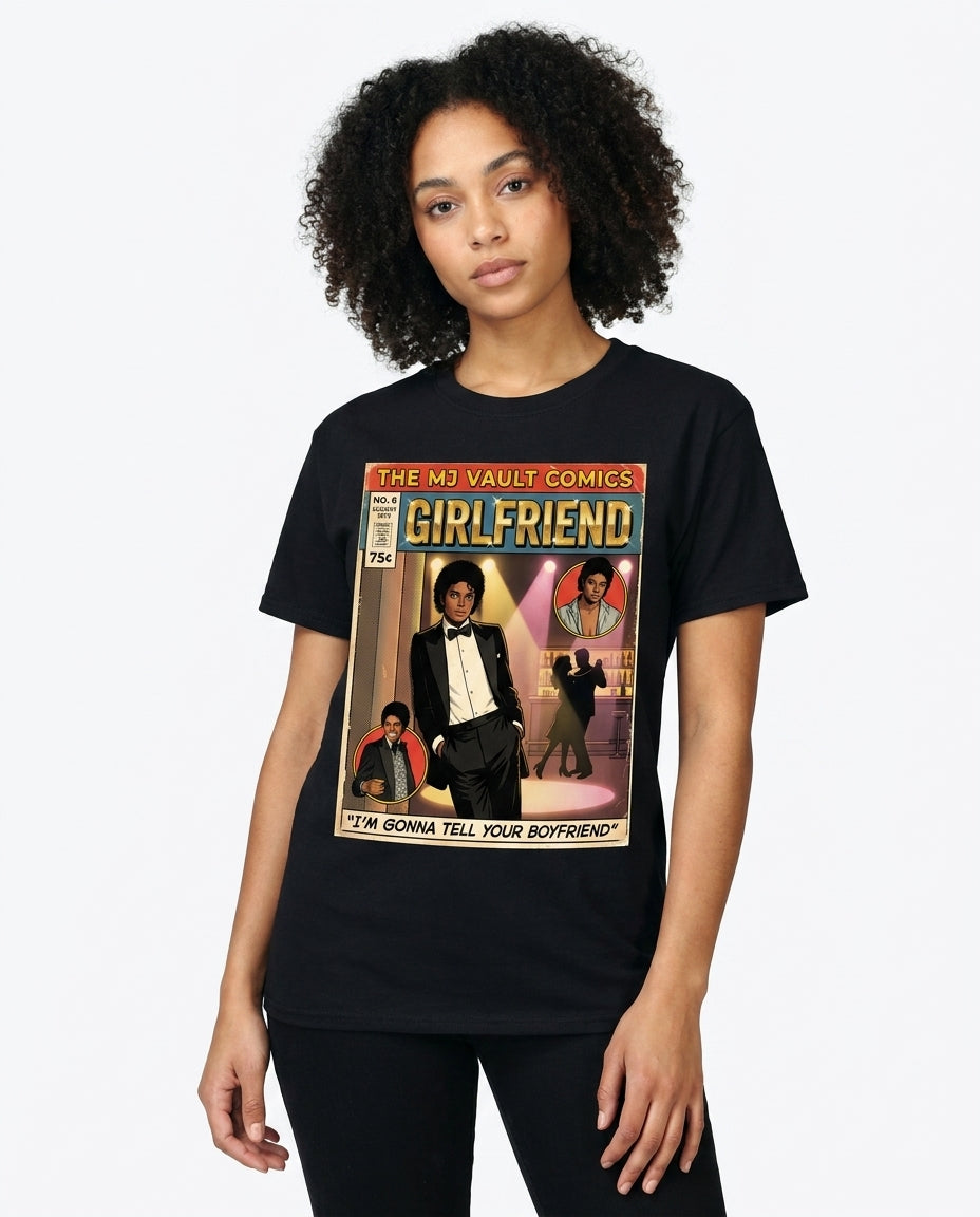 MJ Off The Wall Girlfriend Tee - on model