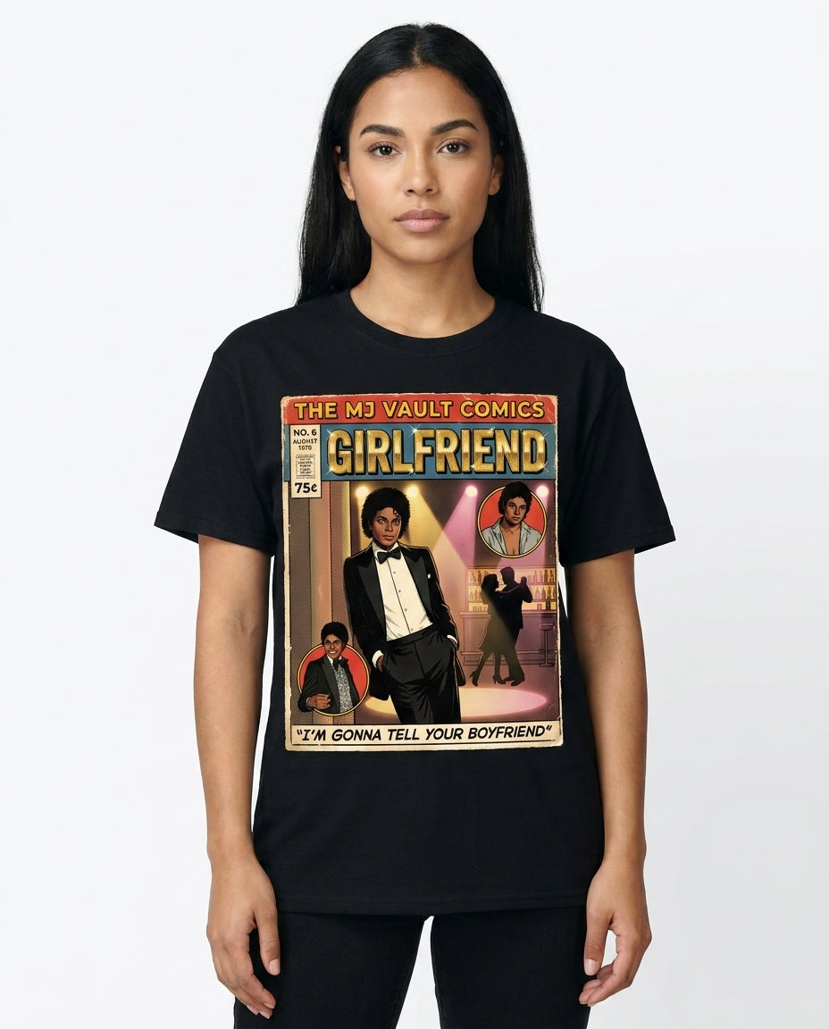 MJ Off The Wall Girlfriend Tee - on model