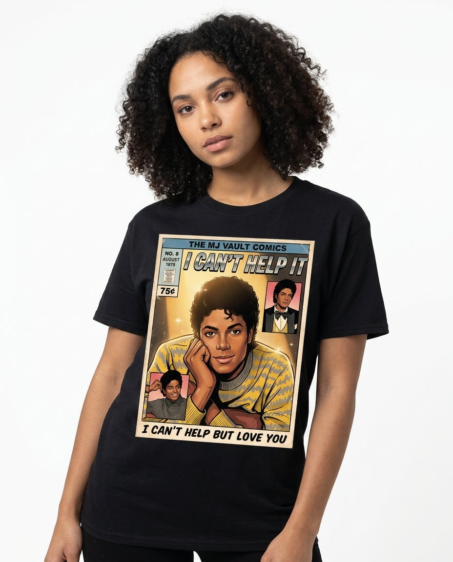 MJ Off The Wall I Can't Help It Tee - on model