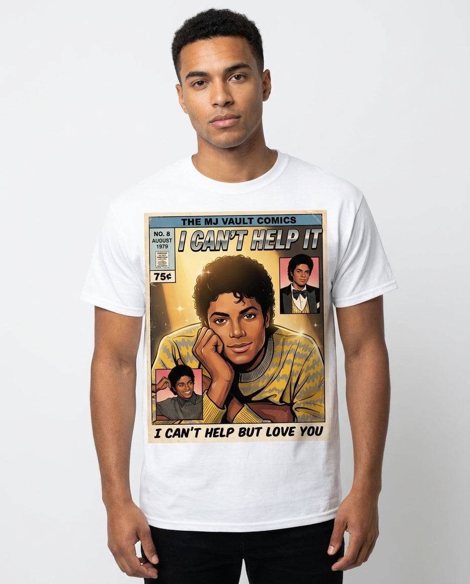 MJ Off The Wall I Can't Help It Tee - on model