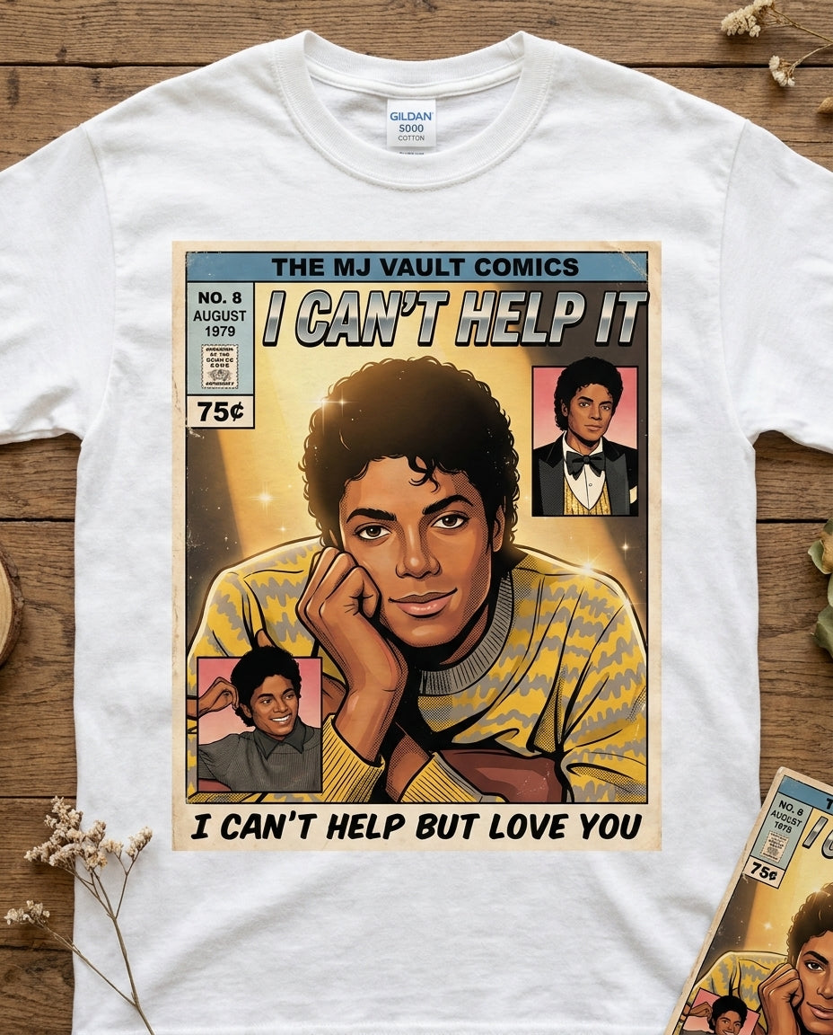 MJ Off The Wall I Can't Help It Tee - close-up