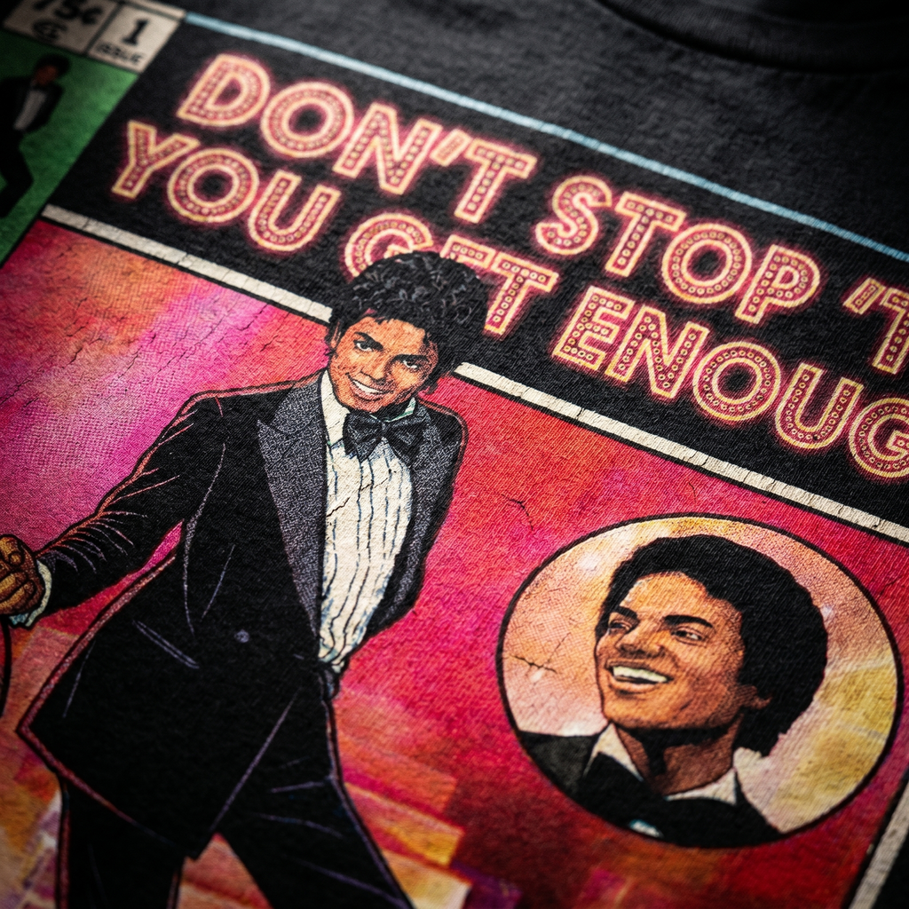 MJ Off The Wall Don't Stop Til You Get Enough - graphic design 2
