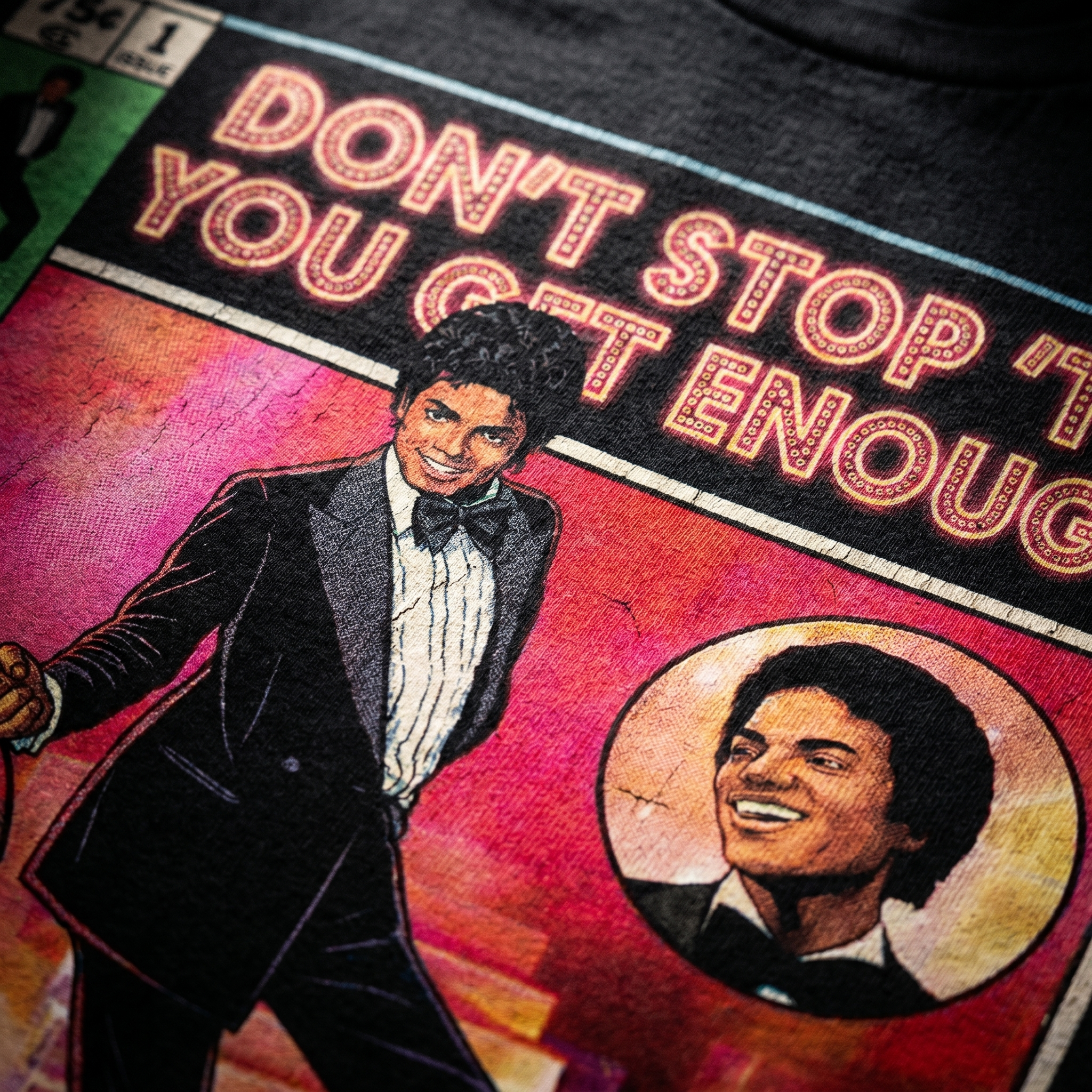MJ Off The Wall Don't Stop Til You Get Enough - graphic design 2