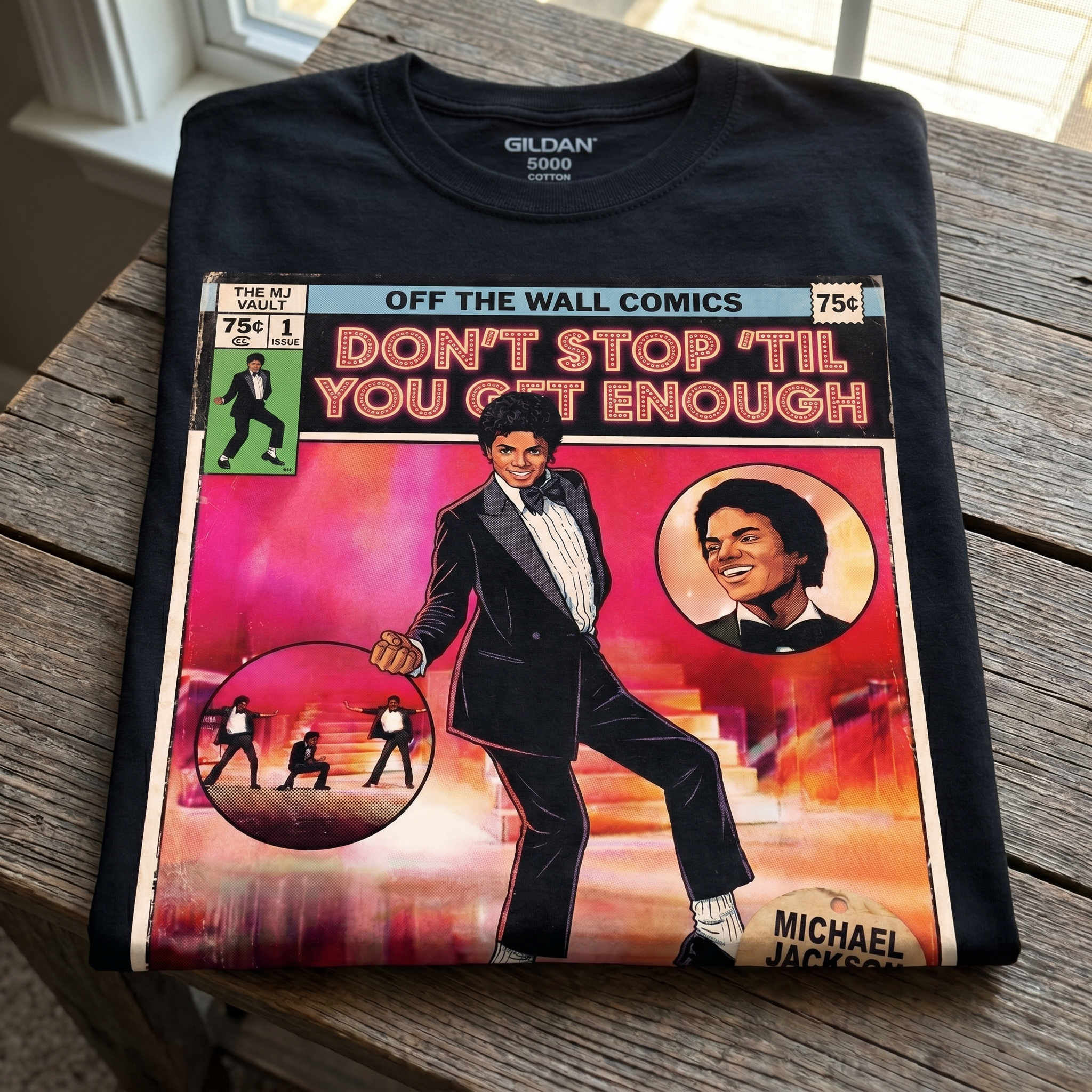 MJ Off The Wall Don't Stop Til You Get Enough - graphic design 3