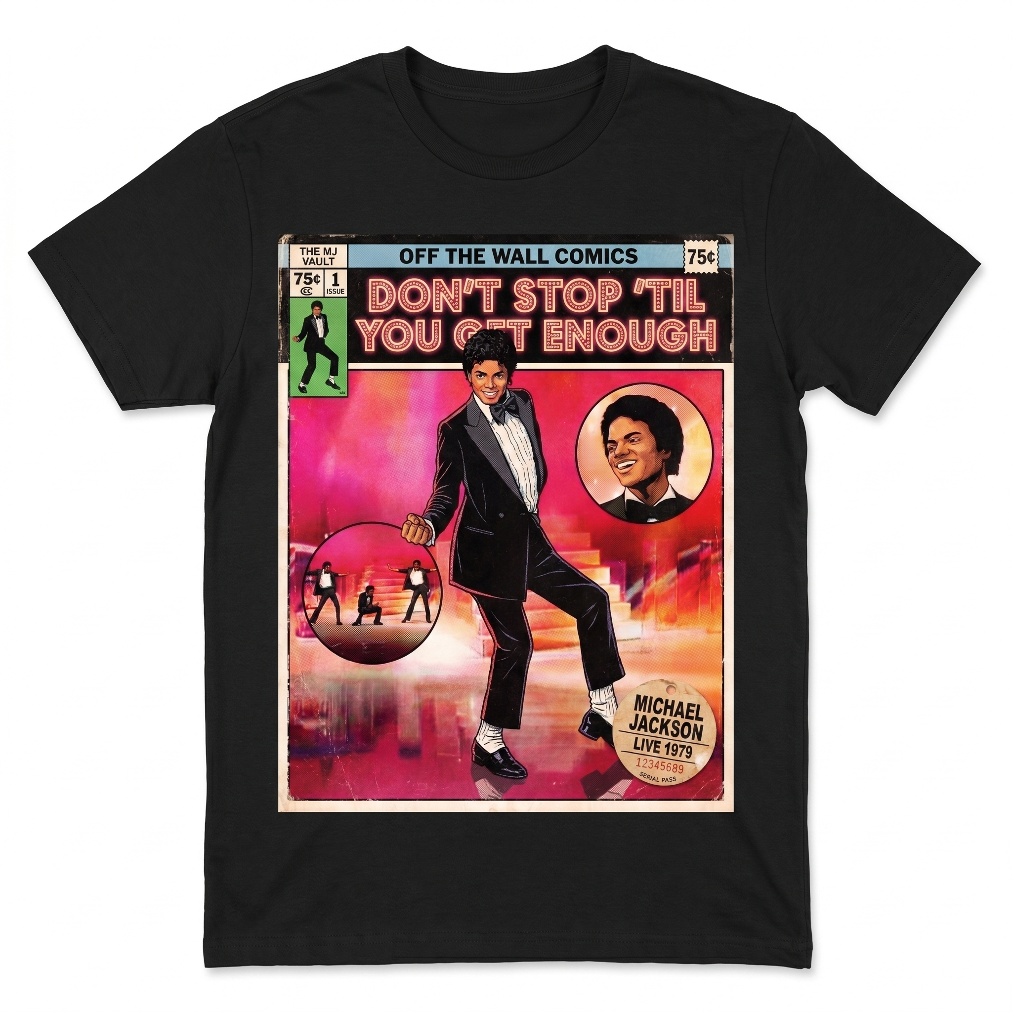 MJ Off The Wall Don't Stop Til You Get Enough - graphic design 4