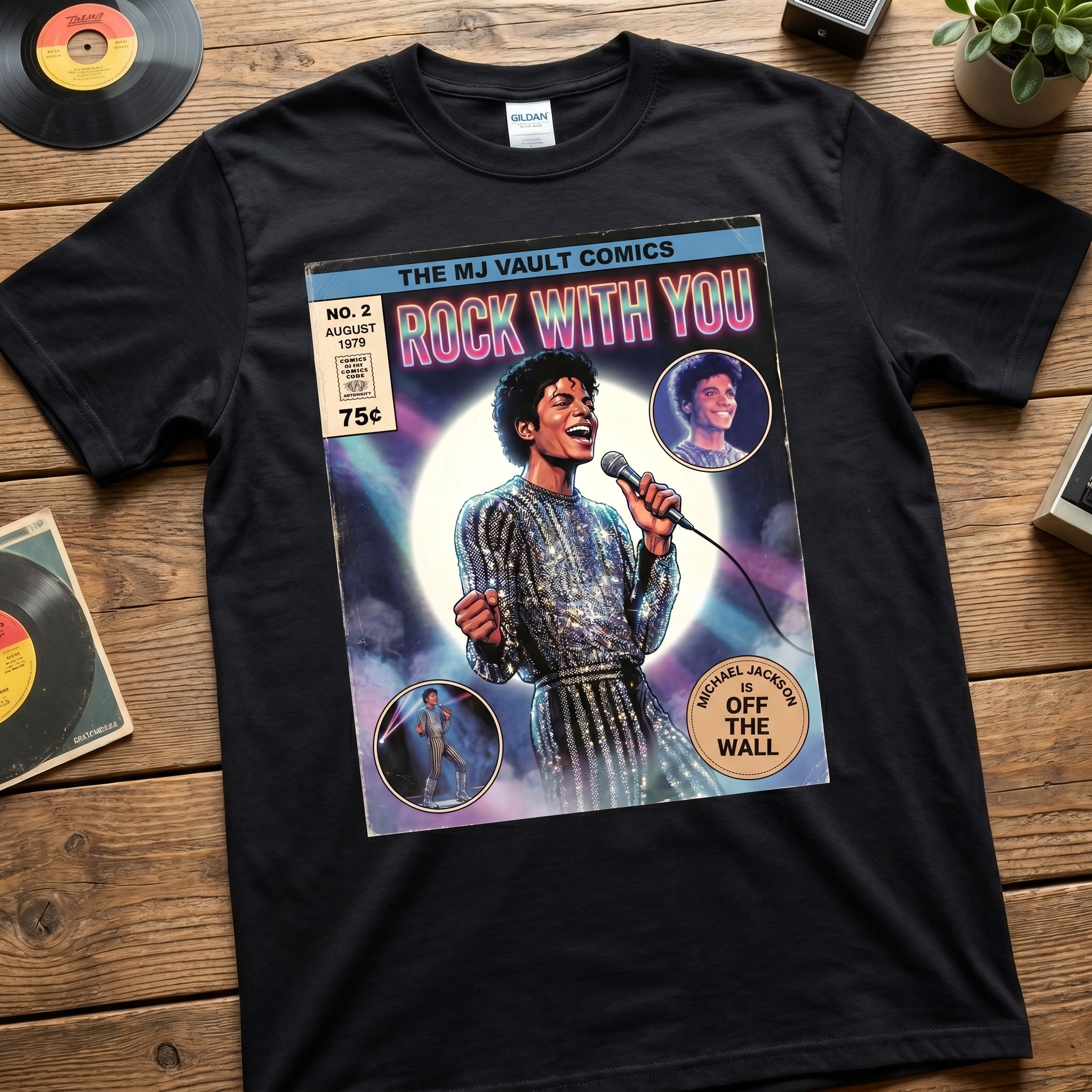 MJ Off The Wall Rock with You - design