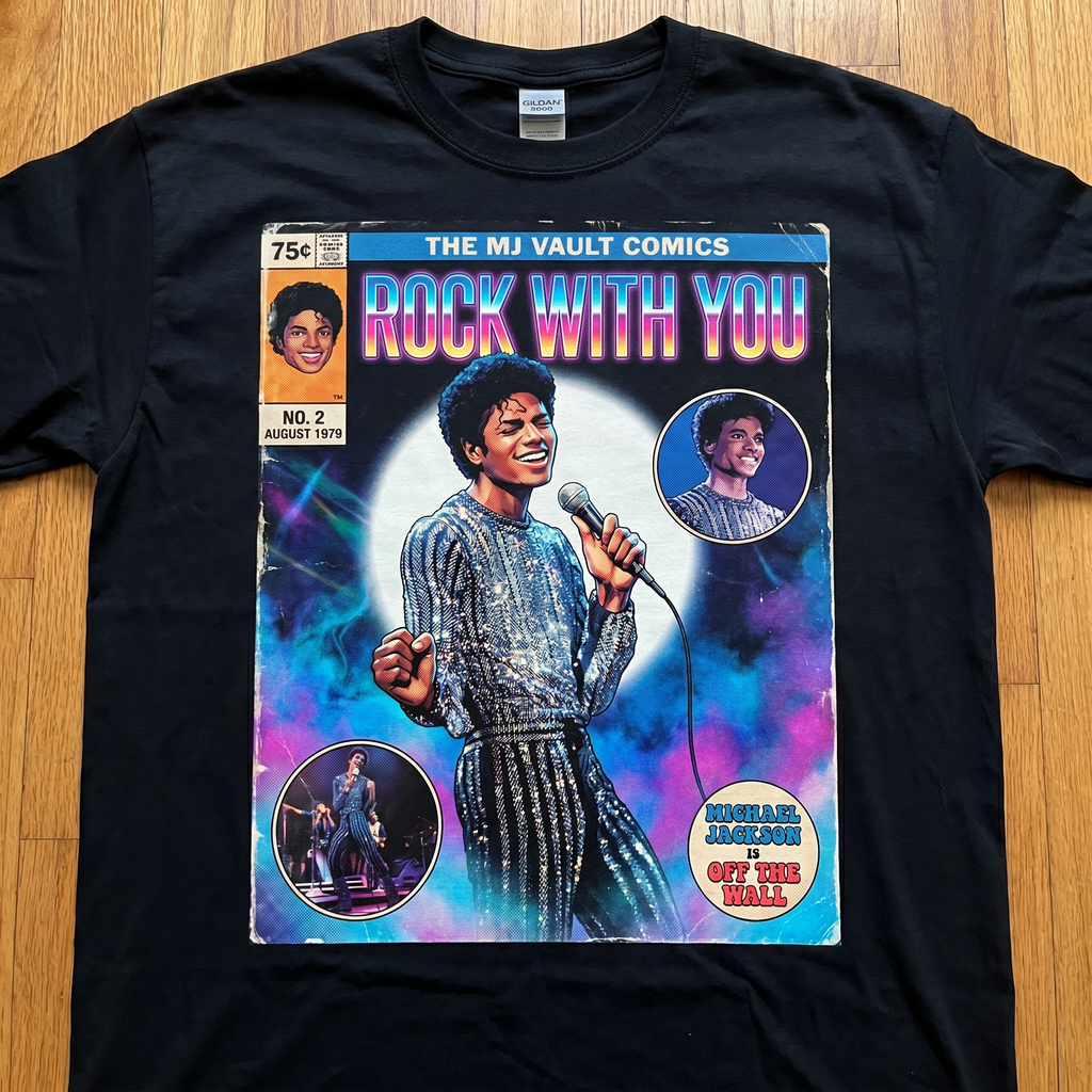 MJ Off The Wall Rock with You Tee - cover