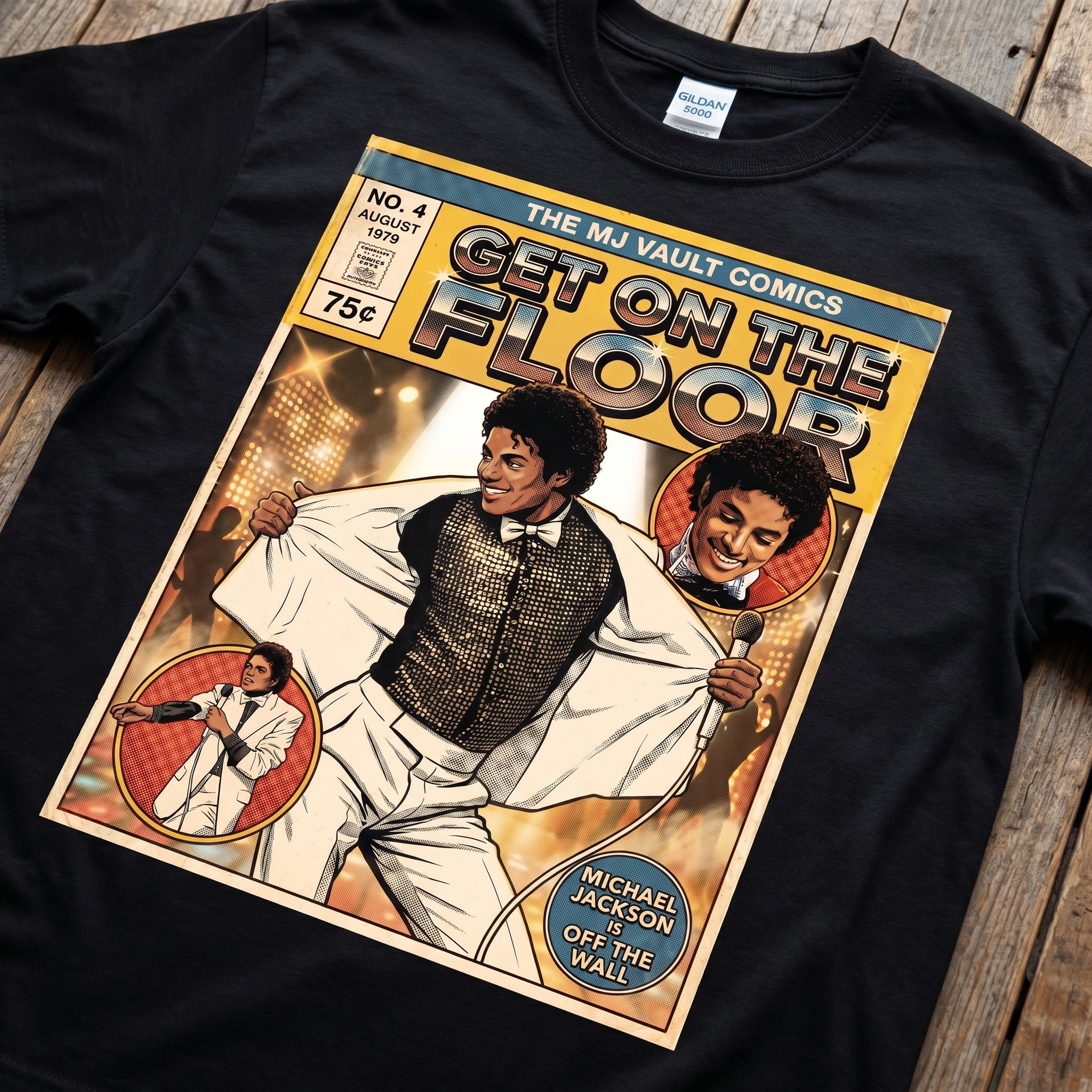 MJ Off The Wall Get on the Floor Tee - cover
