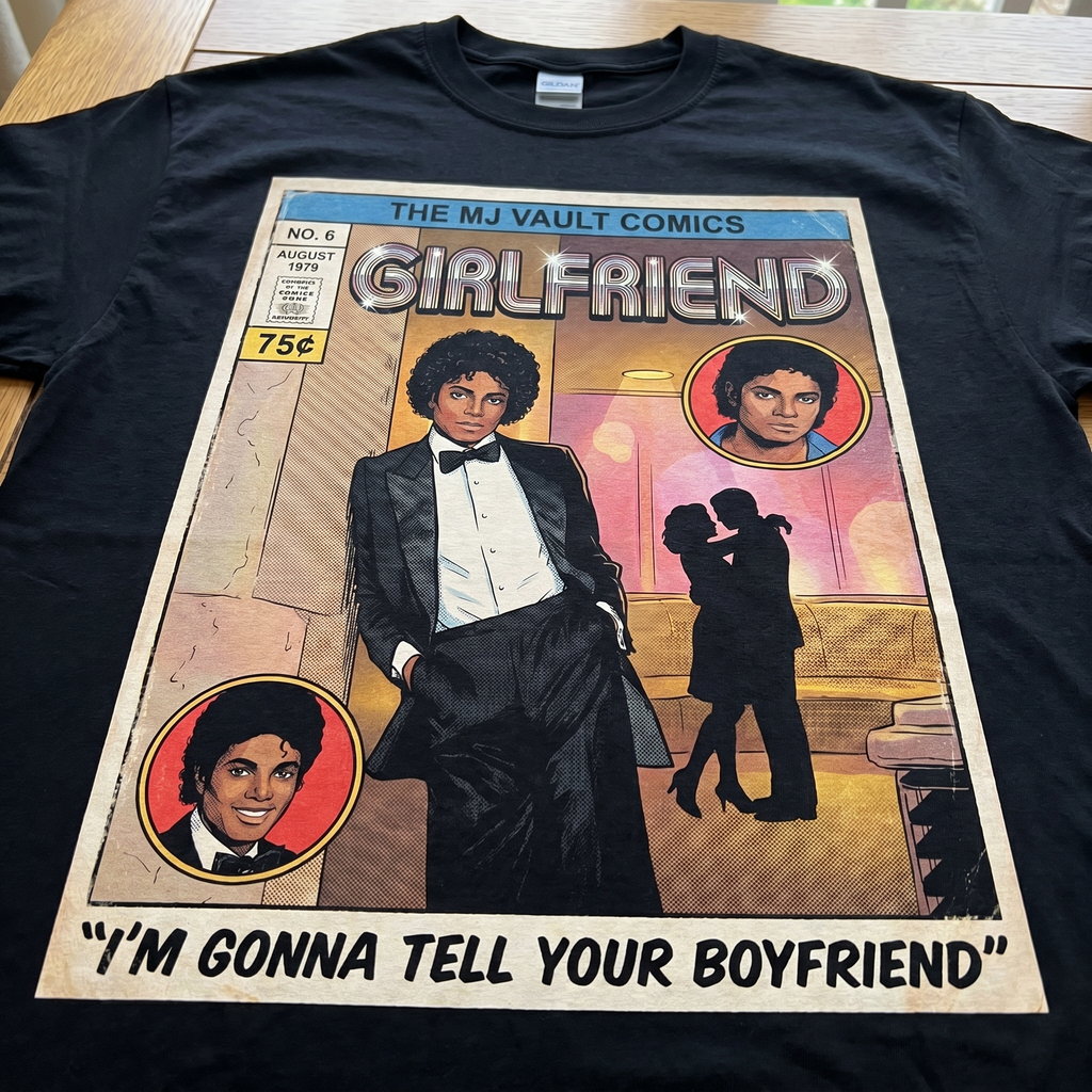MJ Off The Wall Girlfriend Tee - design 8