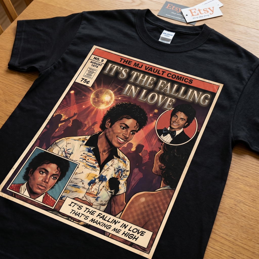 MJ Off The Wall It's the Falling in Love Tee - cover